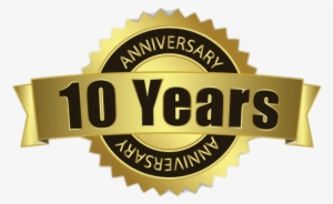 10 Years Anniversary Badge - Business 10th Anniversary