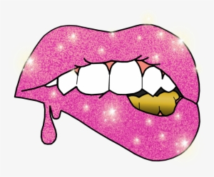 Lips Vector Drip