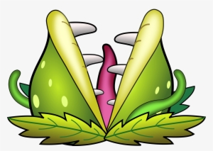 Halloween Plant Monster Clipart - Cartoon Carnivorous Plant Png