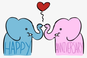 Anniversary Card Image By Iggysaur On Clipart Library - Happy Anniversary Png
