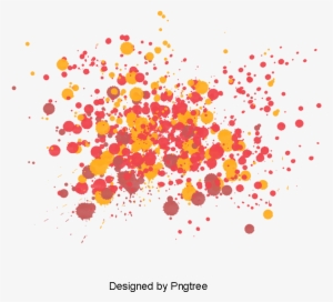 Beautiful Colorful Splash Creative Decorative Buckle