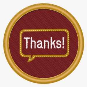 Thanks - Scouts Canada Thanks Badge