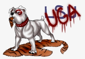 Georgia Bulldog - Graffiti Bulldogs