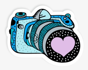 Vintage Camera Vinyl Sticker - Sticker Vintage Png