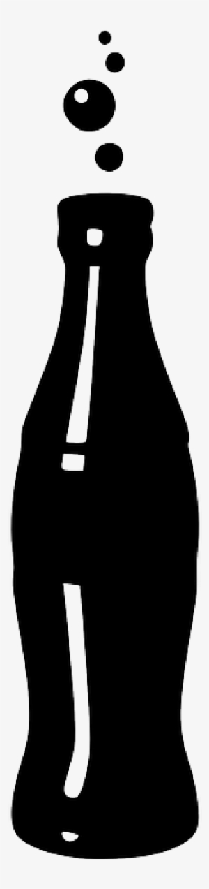 First, Find An Empty Soda Bottle That Has A Flower - Silueta De Coca Cola