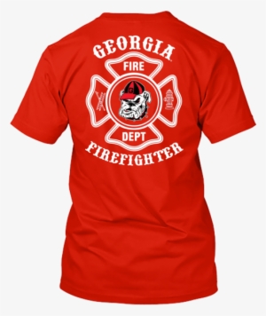Georgia Bulldogs Firefighter Tshirt - Funny Lifeguard Shirts
