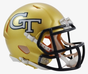 Georgia Tech Yellow Jackets Ncaa Speed Mini Helmet - Georgia Tech Yellow Jackets Helmet