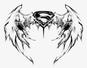 Tattoo Png - Superman Logo With Wings Tattoo