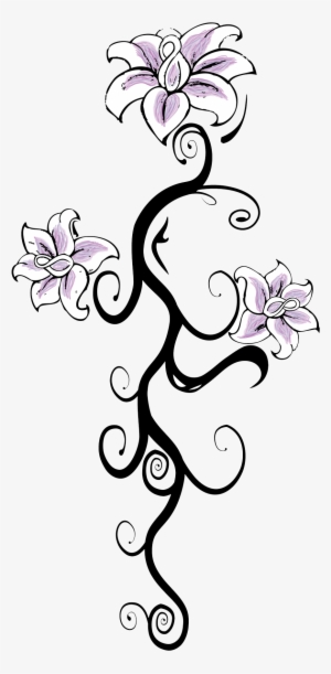 Tattoo Designs Clipart Transpa Background - Flower Tattoo Transparent