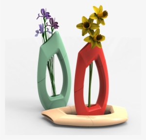 Vase Rendering - 3d Printed Flower Vase