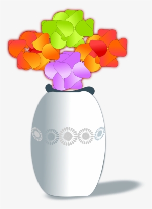 Clip Transparent Clip Art At Clker Com Vector Online - Gambar Animasi Vas Bunga