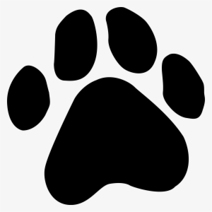 Dog Footprint Png Clip Transparent Library - Dog Paw Print Png