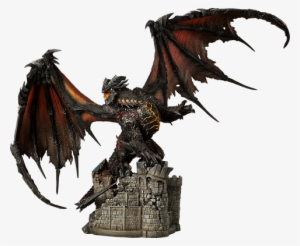 5" World Of Warcraft Polystone Statue Deathwing - Statue World Of Warcraft