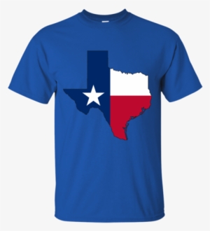 Texas Flag And State Outline