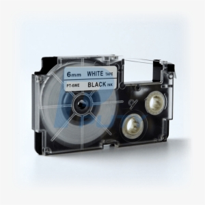 Compatible Black On White Xr-6we 6mm Label Tapes For - Label Printer