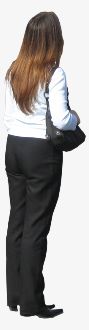 Woman Back Png - Person From Behind Png