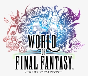 World Of Final Fantasy Logo - World Of Ff Logo