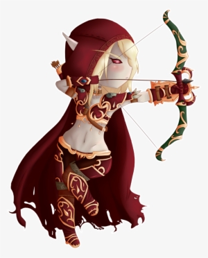 World Of Warcraft Sylvanas Chibi By Gumimonster - World Of Warcraft Chibi