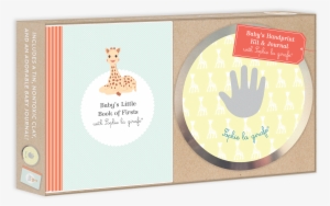 Baby's Handprint Kit And Journal With Sophie La Girafe