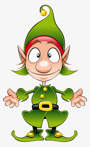 Elf Clipart Png - Christmas Elves And Santa