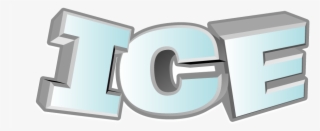 Royalty Free Stock On Friends Of Type - Ice In Letters