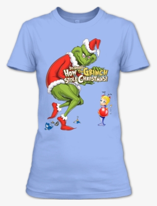 A Black T-shirt With The Shopify Logo - Grinch Stole Christmas 50th Anniversary