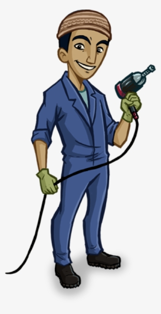 Automotive Service Technician - Cartoon