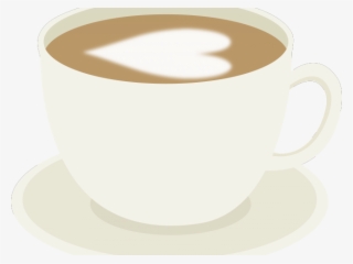 Tea Clipart Pink Coffee Cup - Coffee On Plate