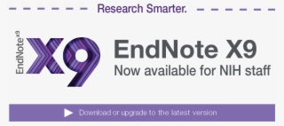 The Nih Library Is Excited To Announce That Endnote - Graphic Design