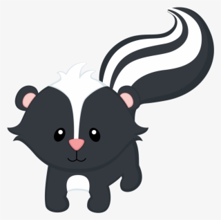 Woodland Skunk Baby Animals Clipart - Woodland Creatures Skunk Clipart