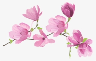 Download Spring Tree Flowers Png Images Background - Sweet Pea Flower Clipart