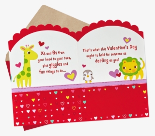 Baby Animals First Valentine's Day - Christmas Card