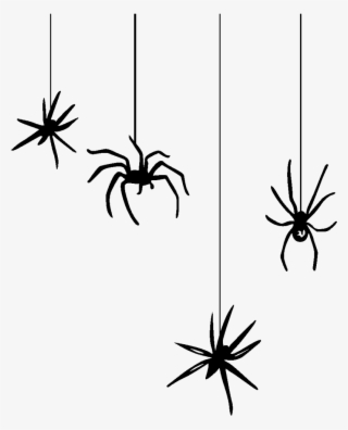Hanging Spider Png - Spiders Halloween Png