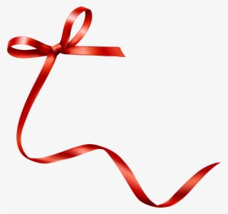 Ribbon Hand Red Bow Tie Transprent Png - Moño Rojo Dibujo Transparente