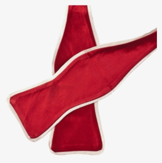 Inspired Knots- Red Bow Tie White Trim - Sock