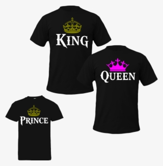 King Queen Prince Tshirts Family Tshirts - King Queen And Princess