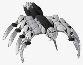 Silver Chute Spider - Cartoon