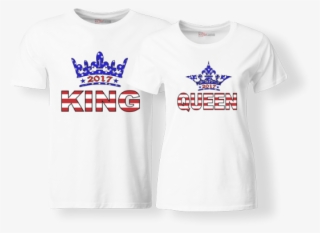 King & Queen Us Flag - Active Shirt