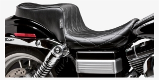 Le Pera Cherokee King Queen Seat For Harley Dyna - Dyna Seat Lepera Kickflip