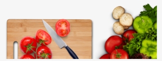 Veggies Png - Fresh Food Chopping Board Png