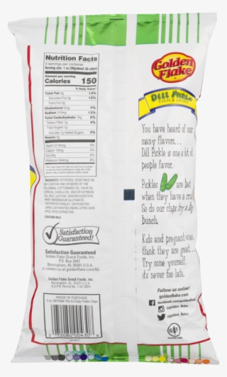 Golden Flake Thin & Crispy Potato Chips, Dill Pickle - Golden Flake Dill Pickle Chips
