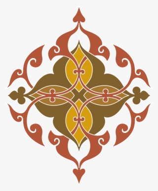 European Lace Pattern Line Draft 05 Vector Free Vector