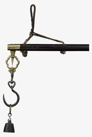 Chinese Steelyard Balance Scale Cane - Locket