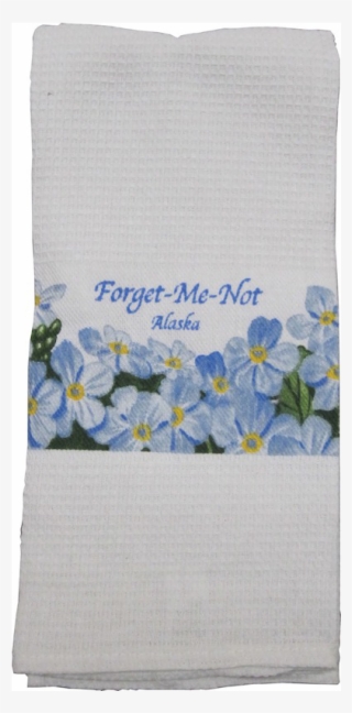 Forget Me Not Waffle Towel - Frangipani
