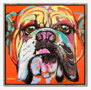 Bulldog Art Print - Olde English Bulldogge