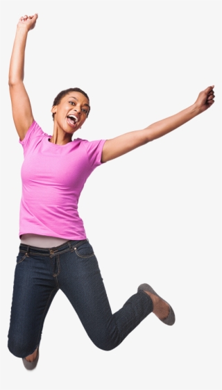 Get The Refund You Deserve - Jumping Woman