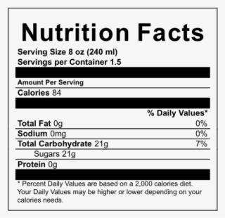 Sparkling Blood Orange Lemonade By Rieme - Nutrition Facts