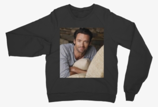 Hugh Jackman Smiling ﻿classic Adult Sweatshirt - Sweater