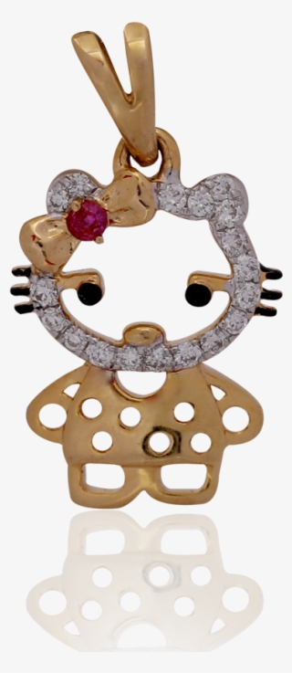 Cute Kitty Kat Pendant - Locket