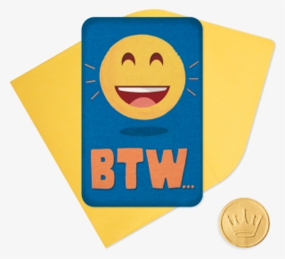 25" Mini Smiley Face Emoji Pop Up Thinking Of You - Smiley